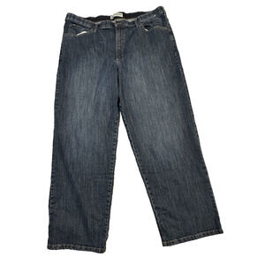 Lee Premium Select Men’s Jeans 42x31 Custom Waist Loose Fit Dark Wash